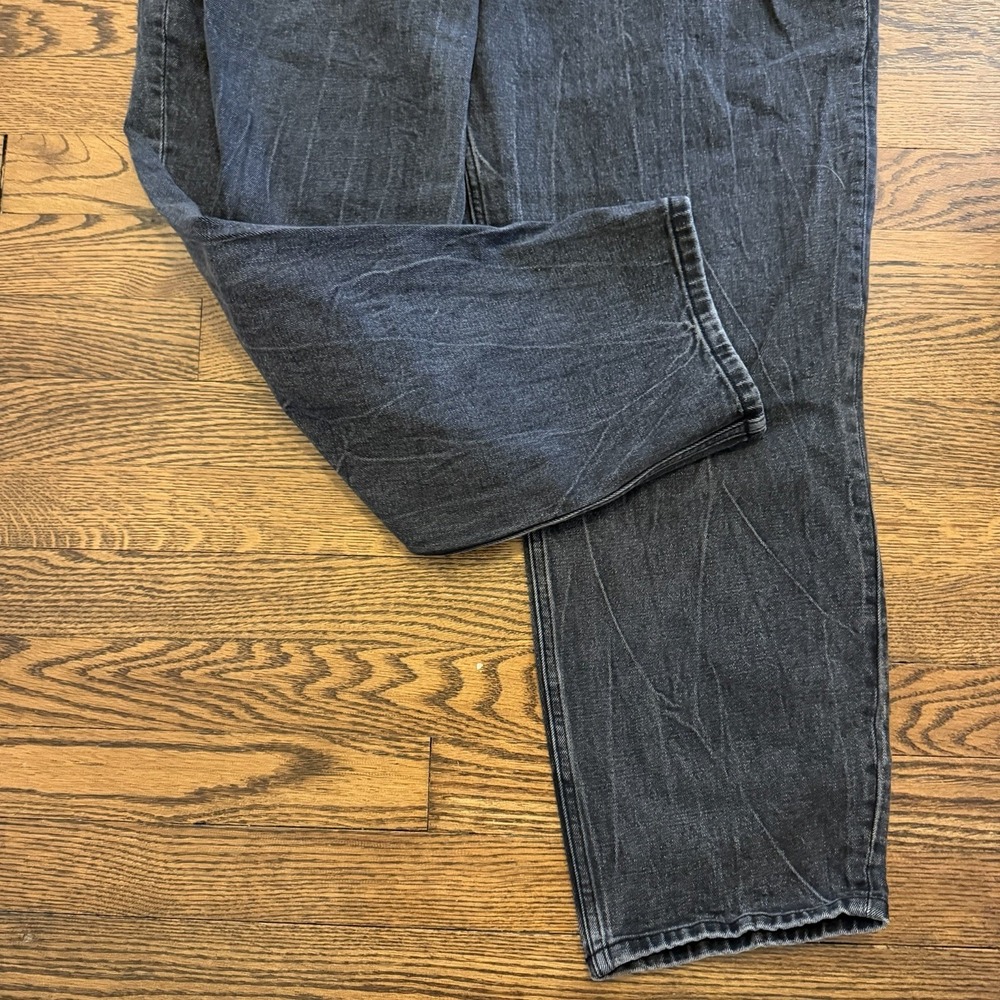 Abercrombie & Fitch Jeans Women's 16 Long The Mom High‎ Rise Black - Picture 2 of 7